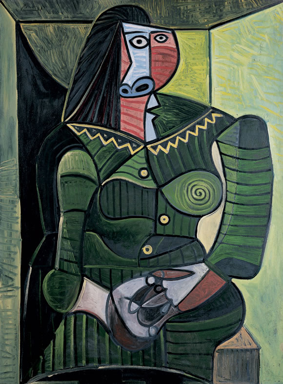 Picasso Woman in green 1943